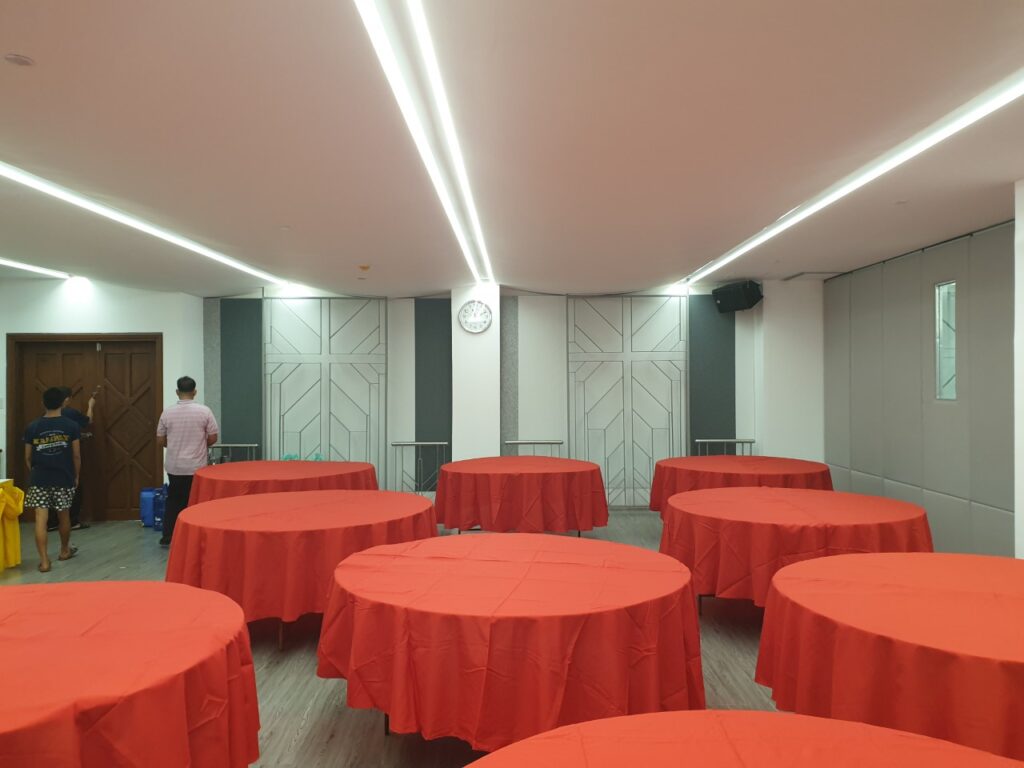 UECP Lower Chapel Acoustic Wall & Ceiling Treatment